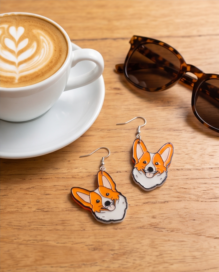 Corgi Earrings