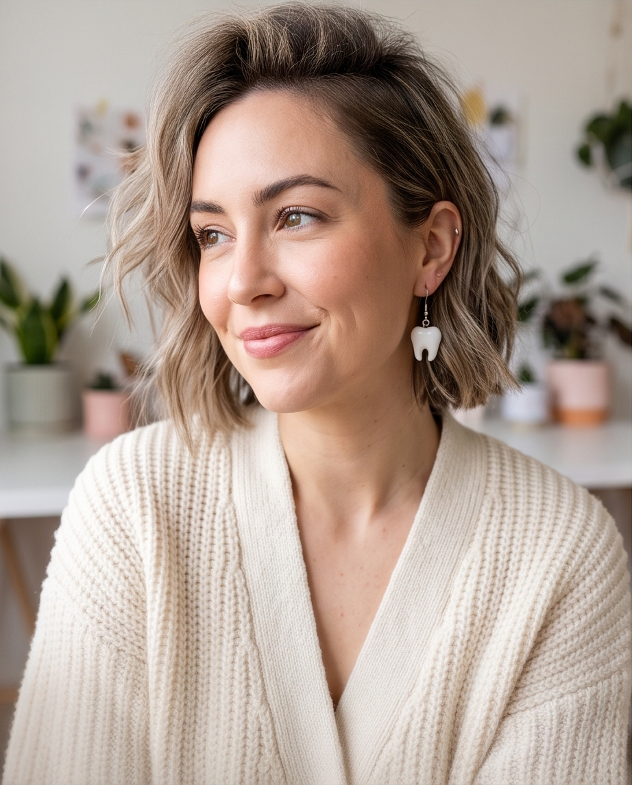 Tooth Earrings