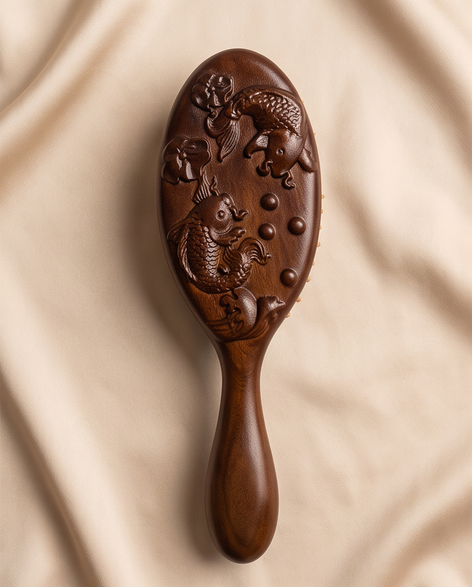 Sandalwood Fish Brush