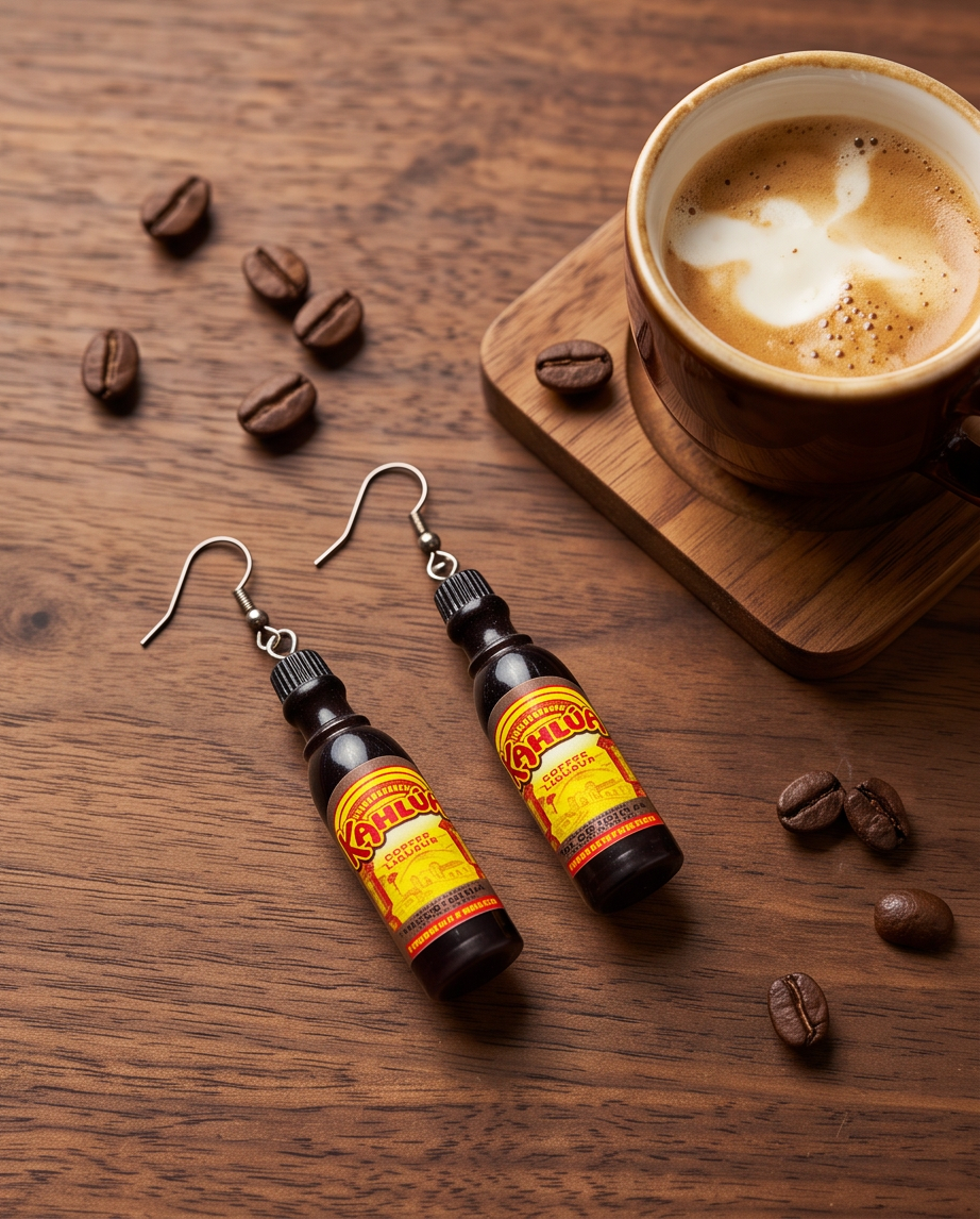 Kahlua Bottle Earrings