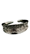 Stainless Steel Floral Bangle