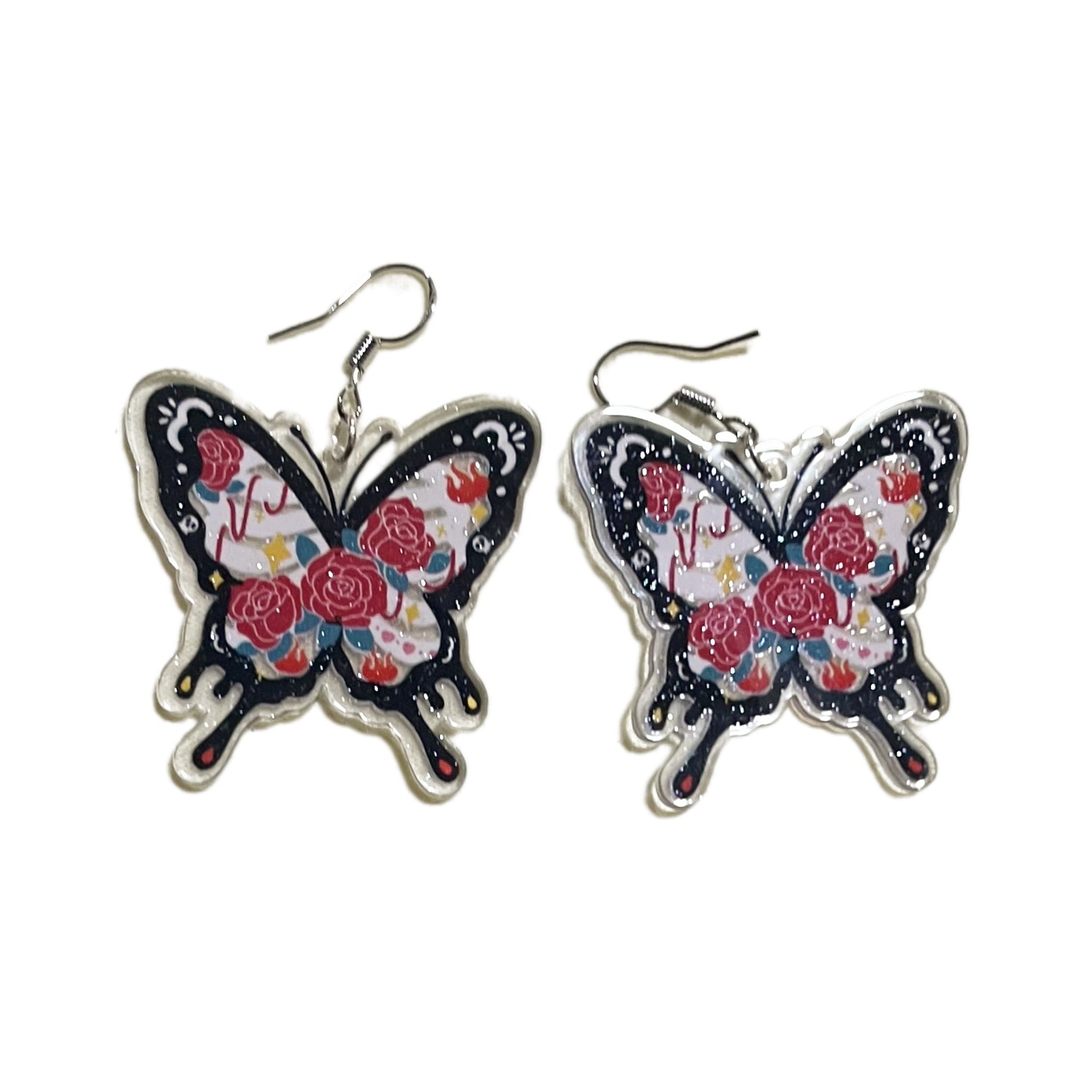 Black and Rose Butterflies