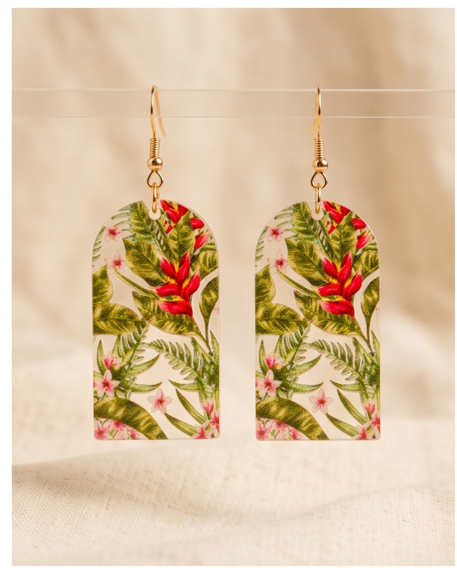 Flower arch Earrings