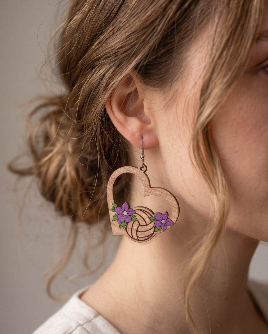 Hypoallergenic Stainless Steel Netball Earrings Australia