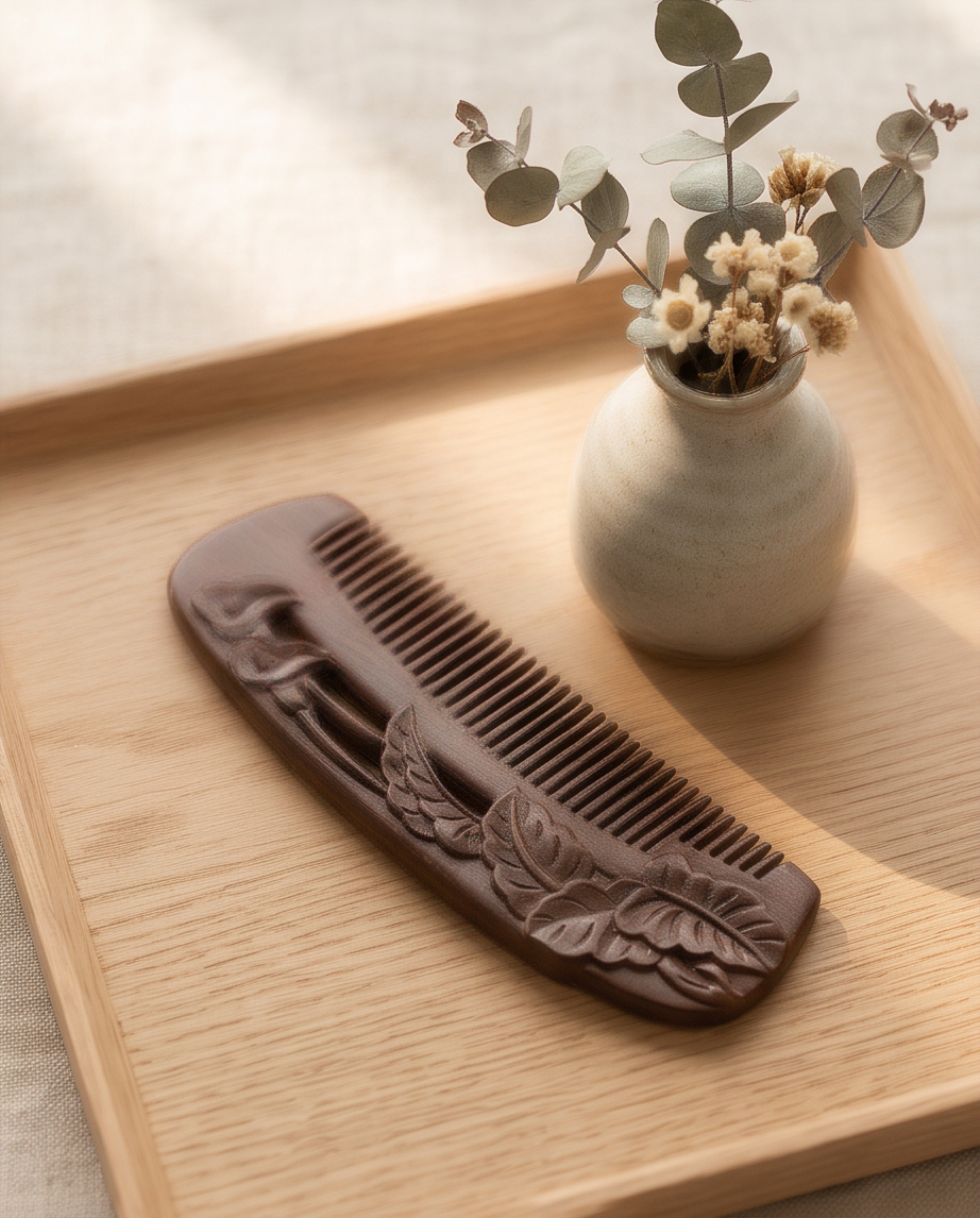 Sandalwood Lily comb