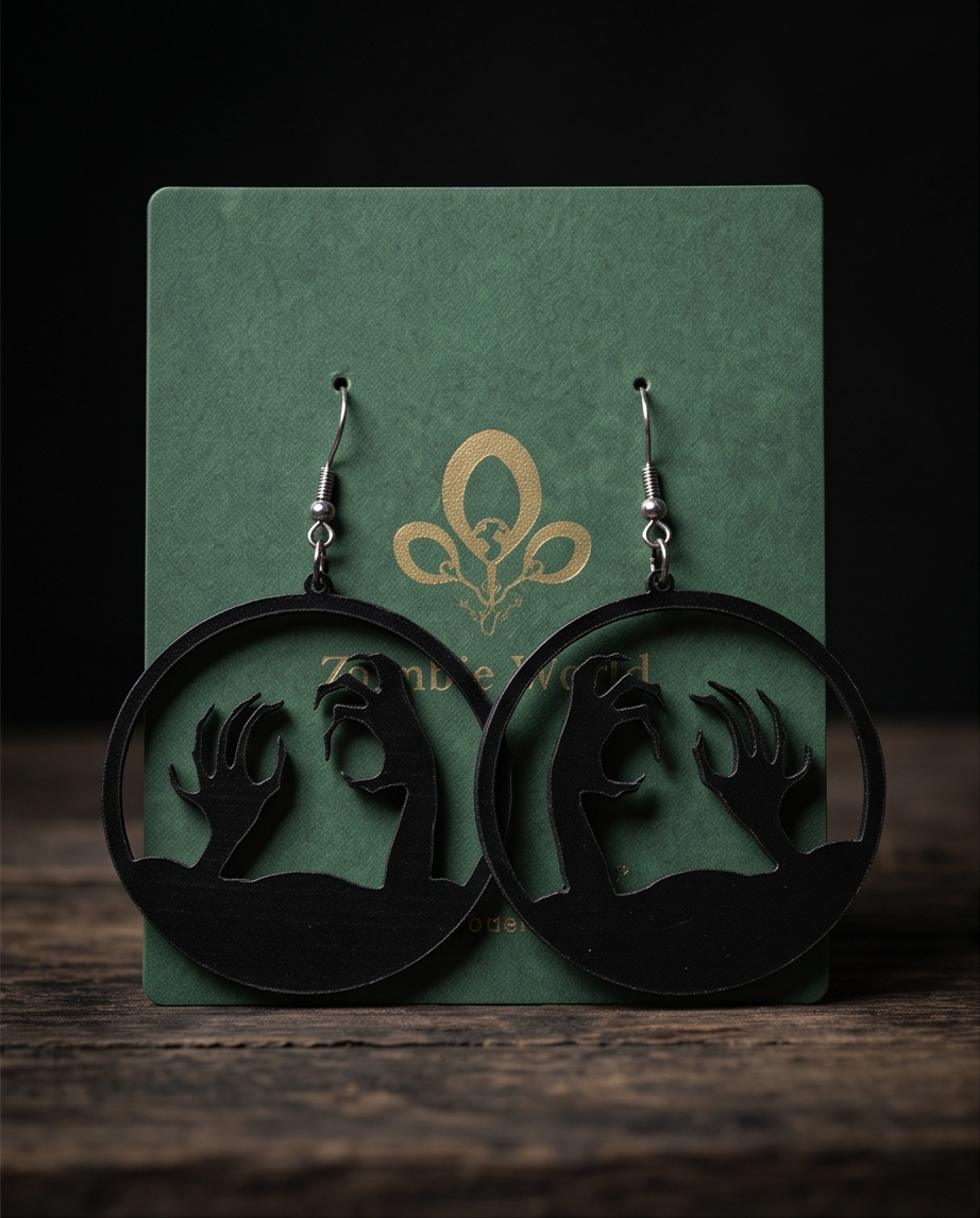 Zombie hand Earrings