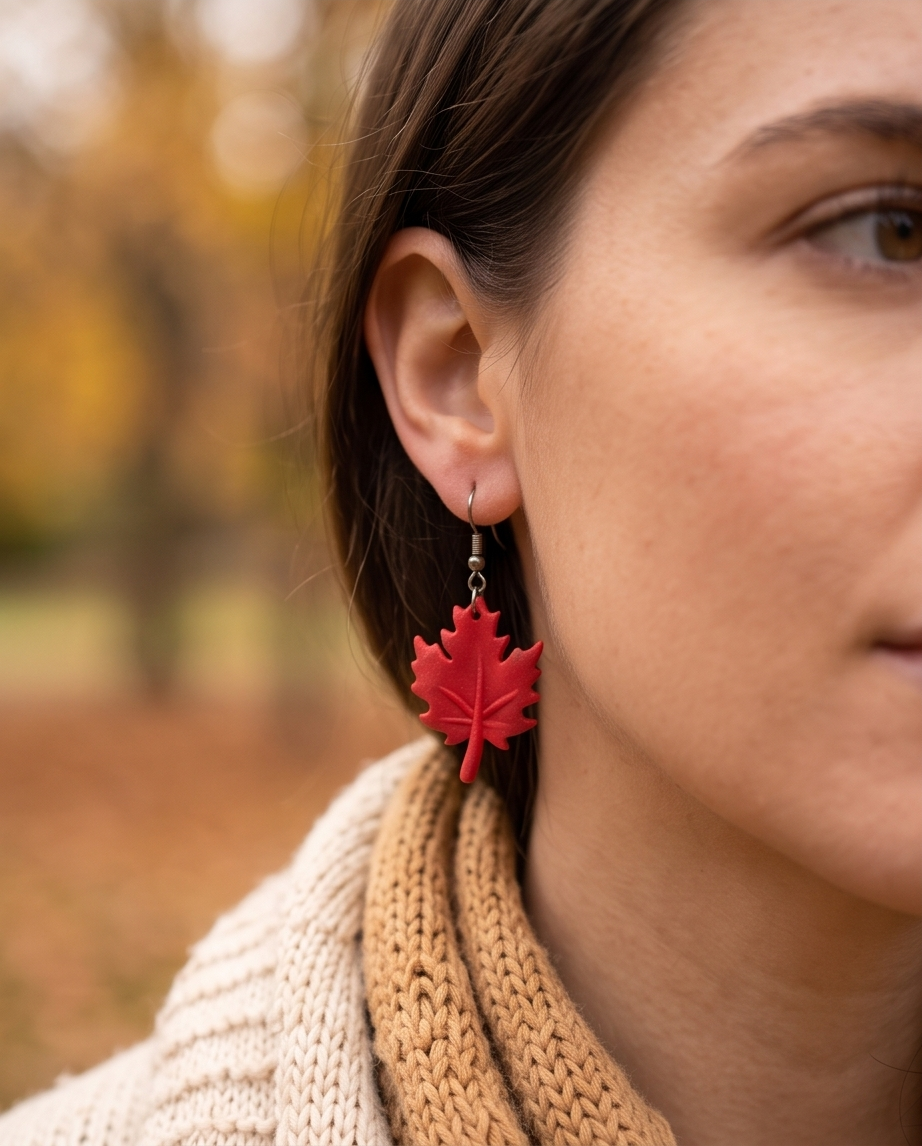Maple Lead Earrings