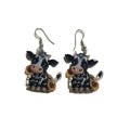 Cows with sunflowers
