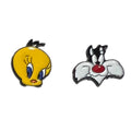 Sylvester and Tweety Studs