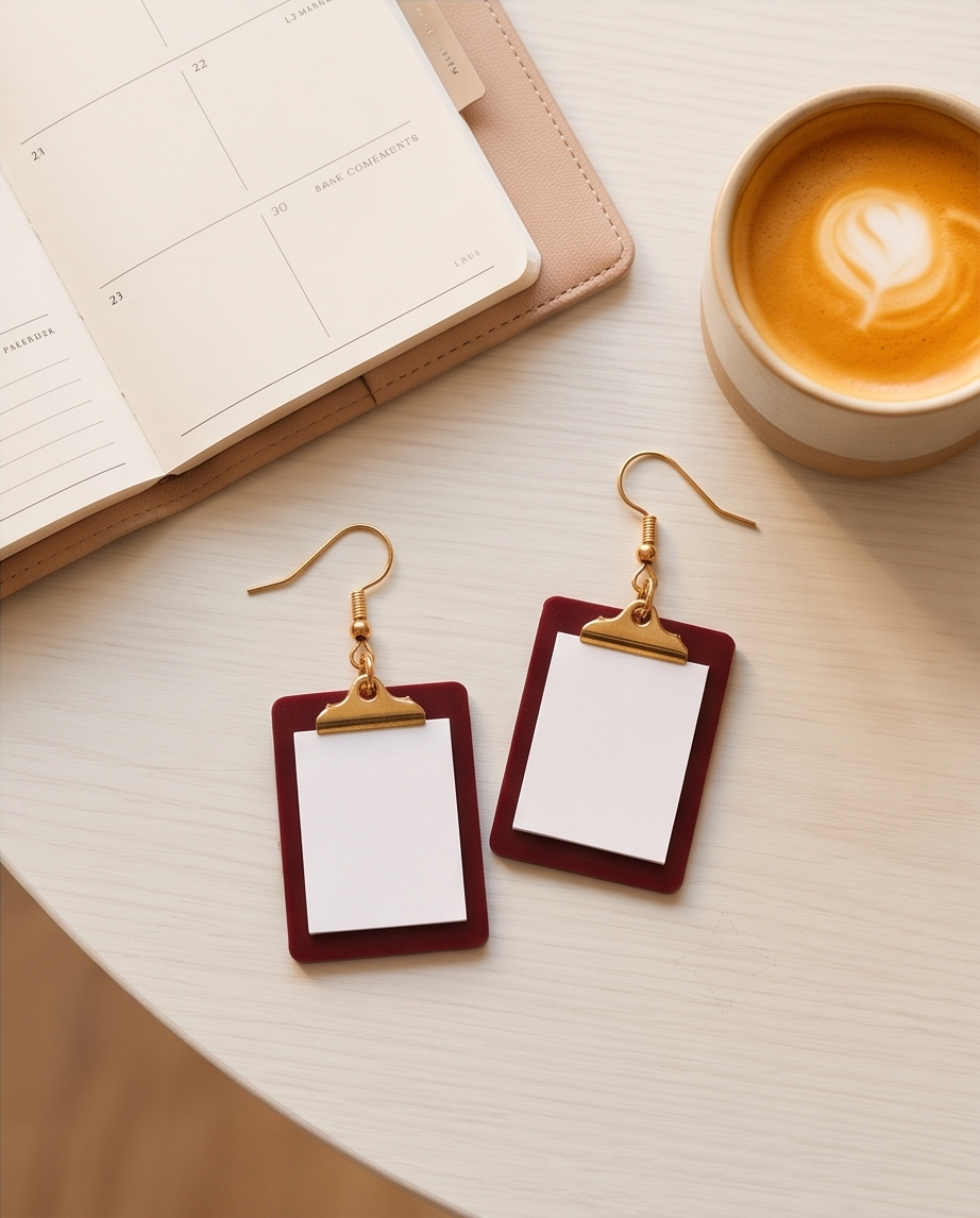Hypoallergenic Stainless Steel Clip board Earrings Australia