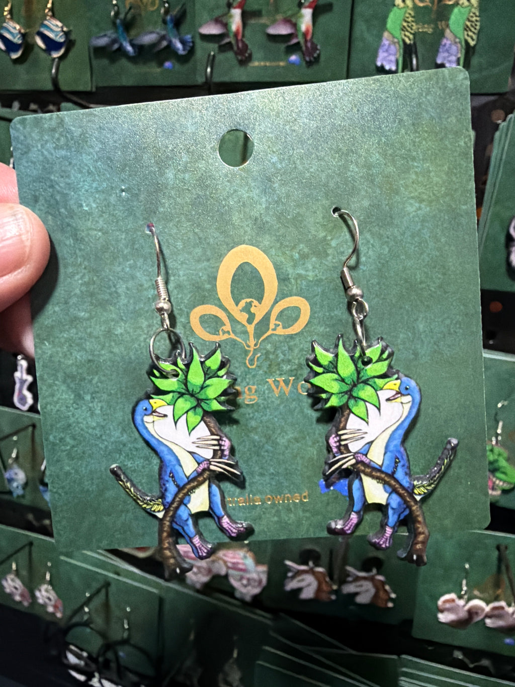 Stainless Steel Bird Dinosaur Earrings Australia