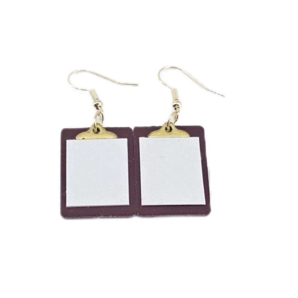 Hypoallergenic Stainless Steel Clip board Earrings Australia