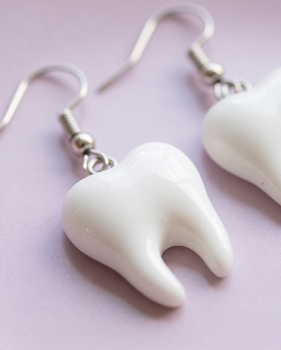 Tooth Earrings
