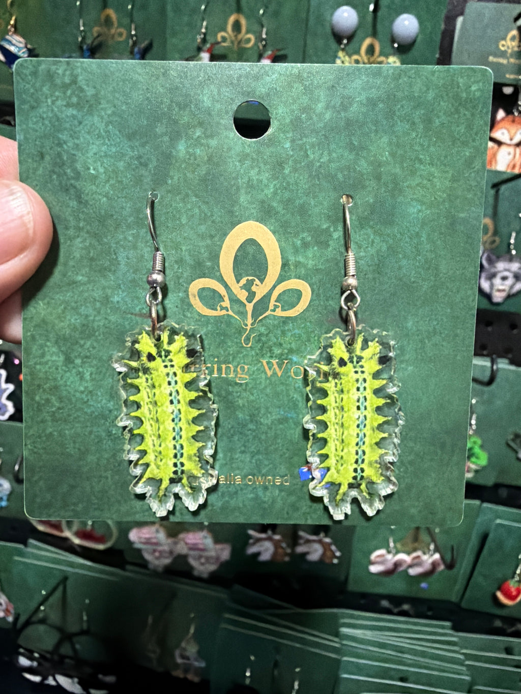 Caterpillar Earrings