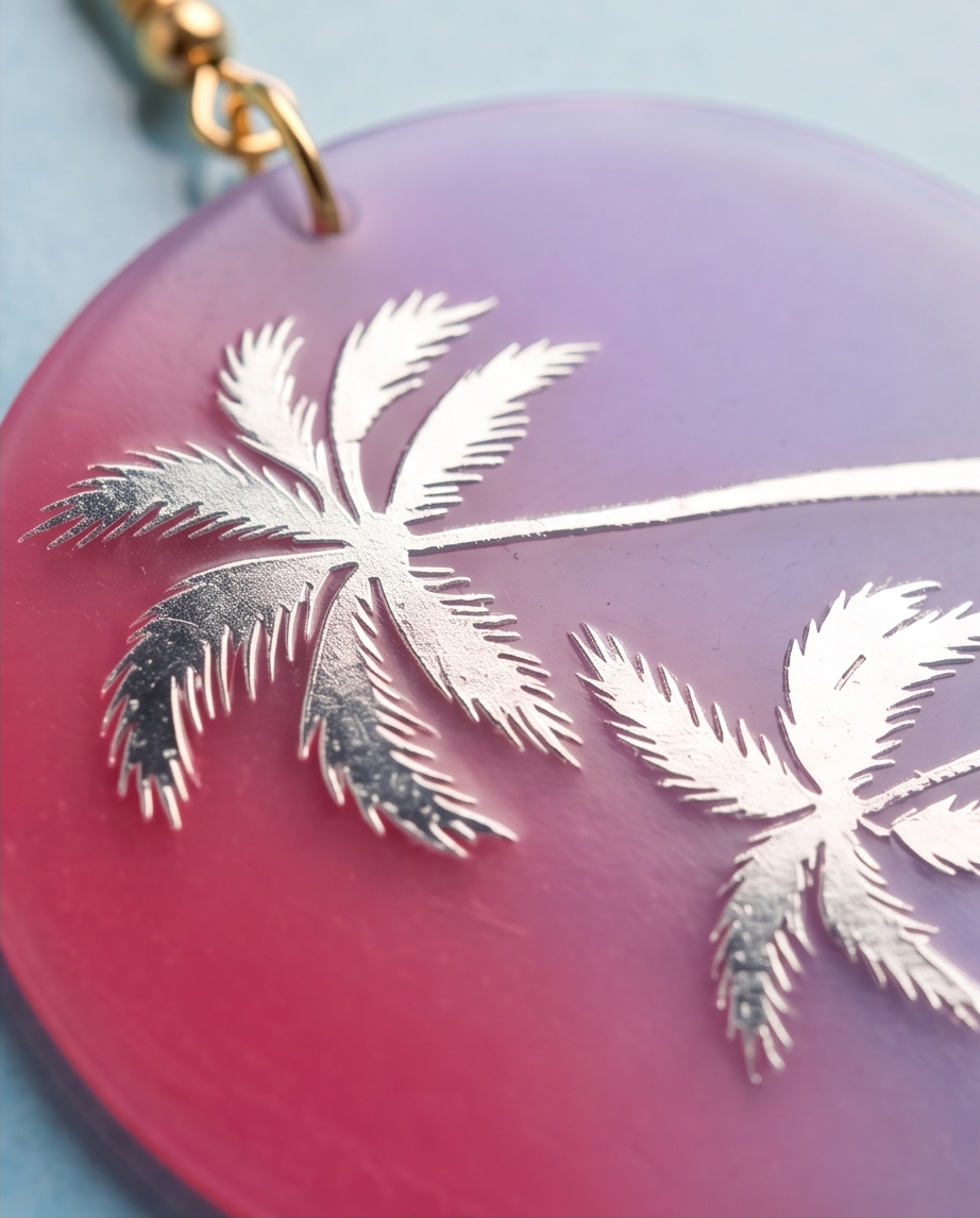 Palm Tree Earrings