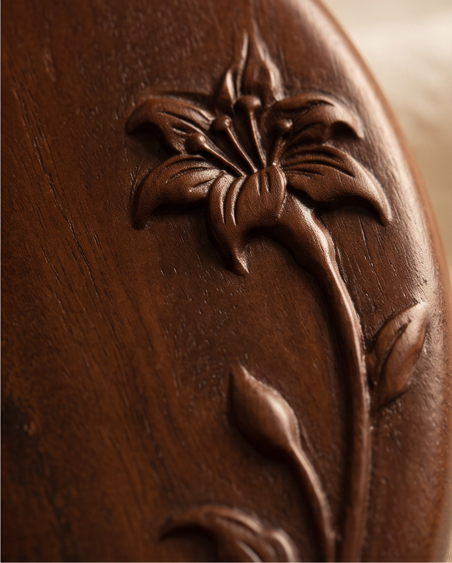 Sandalwood Lily Flower brush rounded