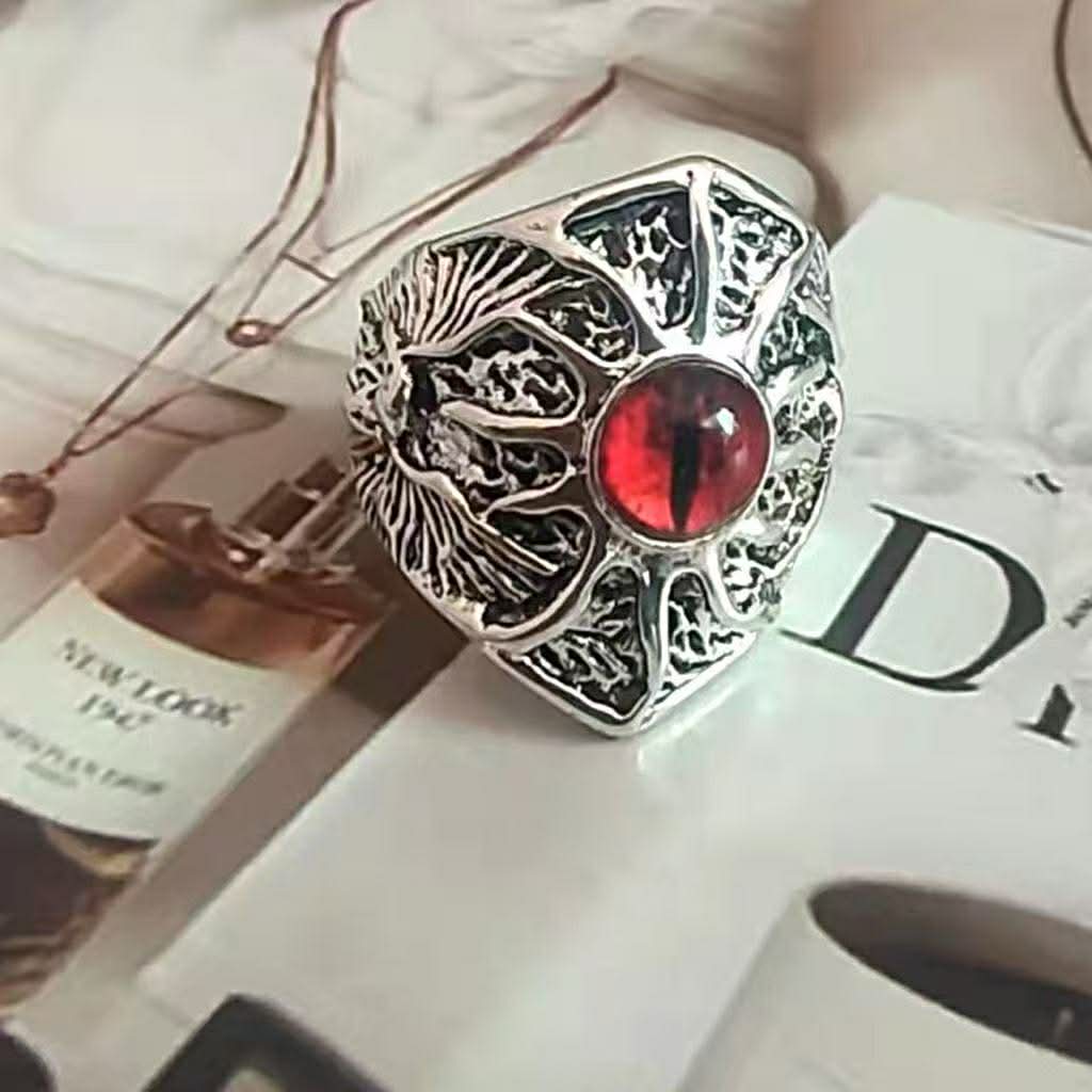 Dragon Eye Adjustable Ring – Stainless Steel Statement Ring