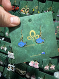 Stainless Steel  Little Blue Fish Earrings Australia