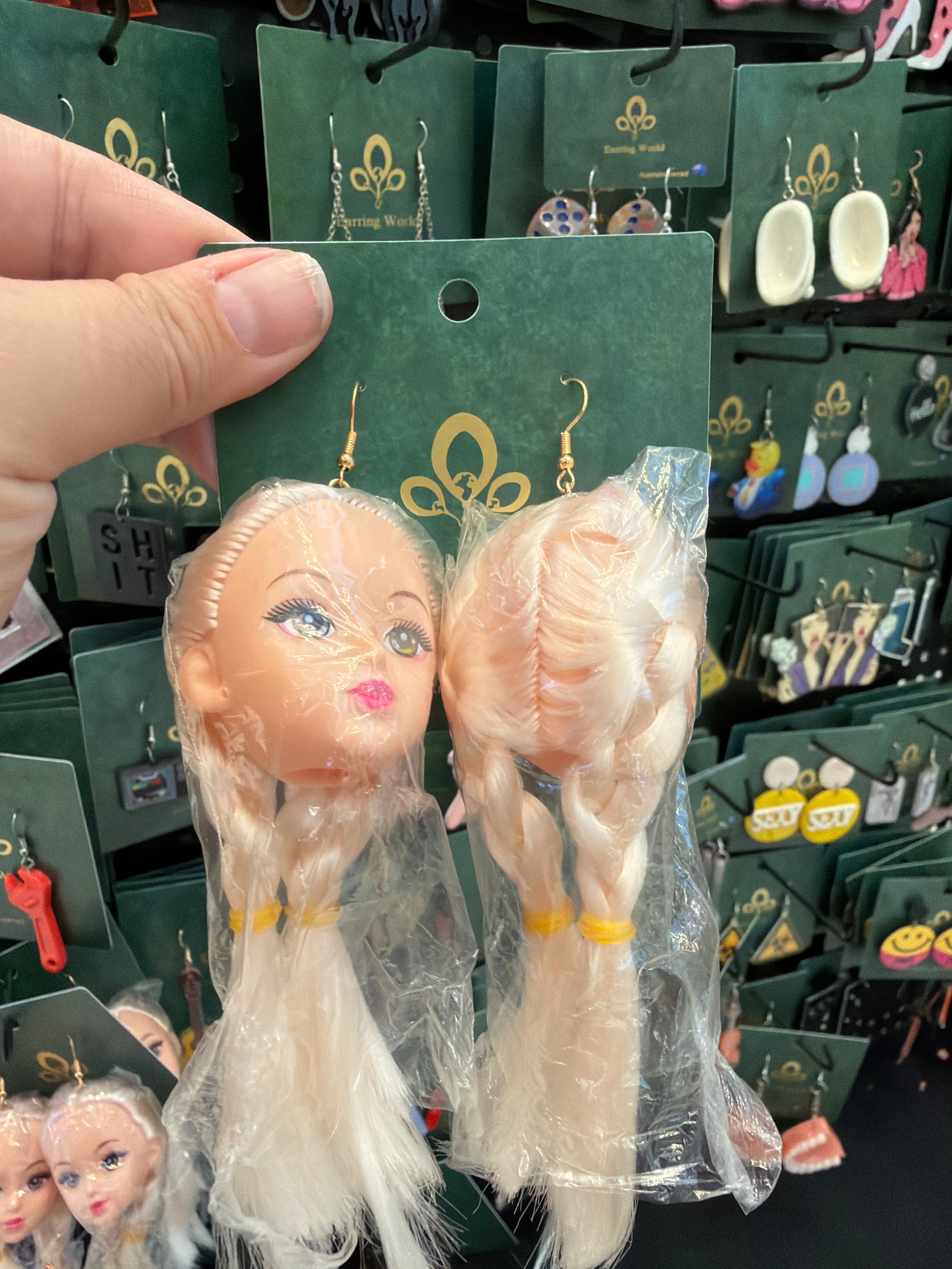 Sterling Silver Dolls Head Earrings Australia