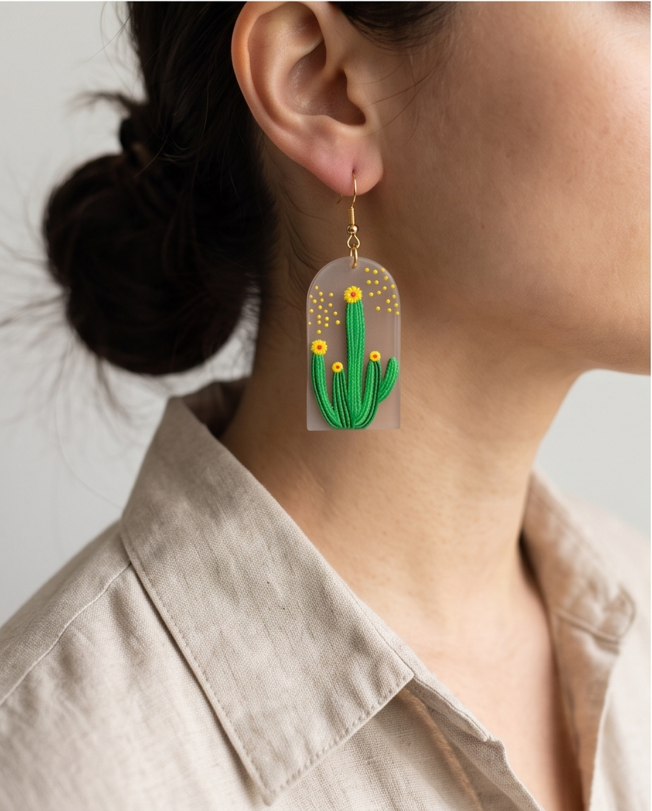 Cactus Arch Earrings