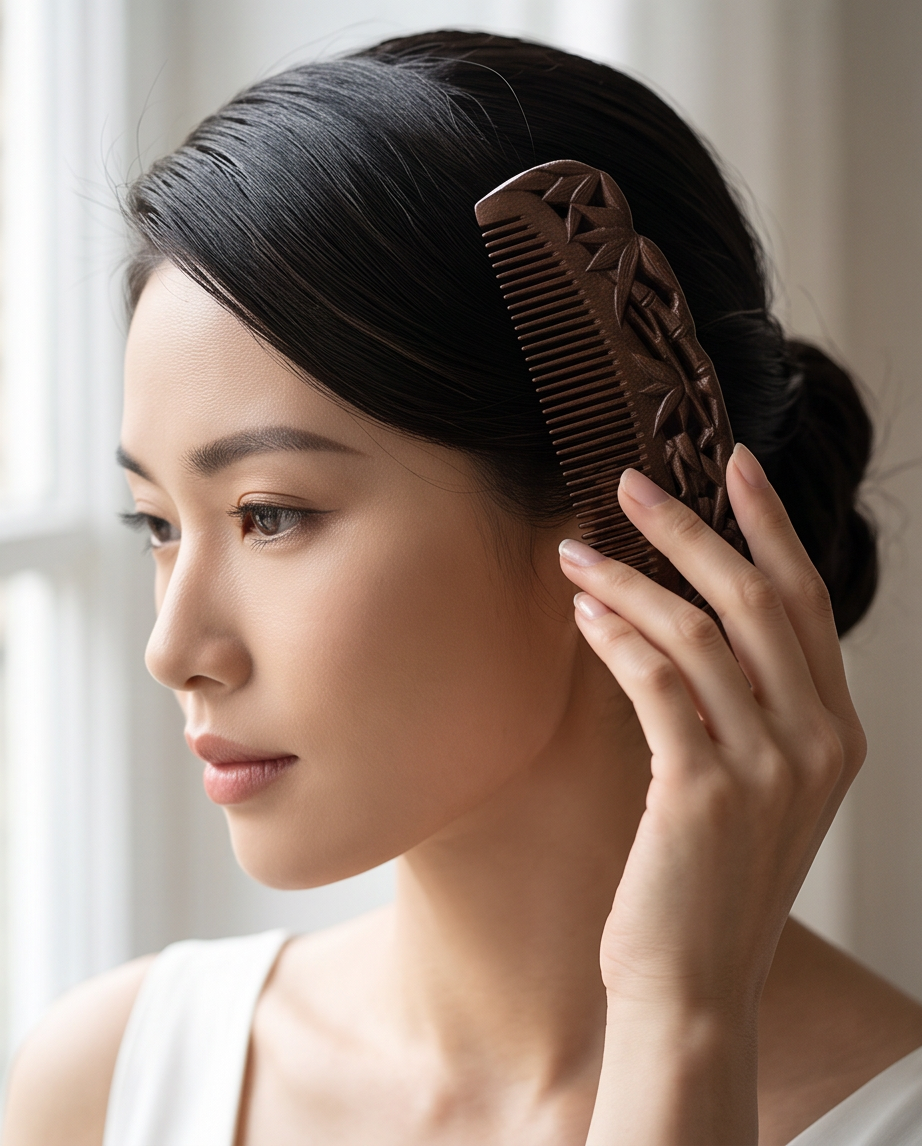 Sandalwood Bamboo comb