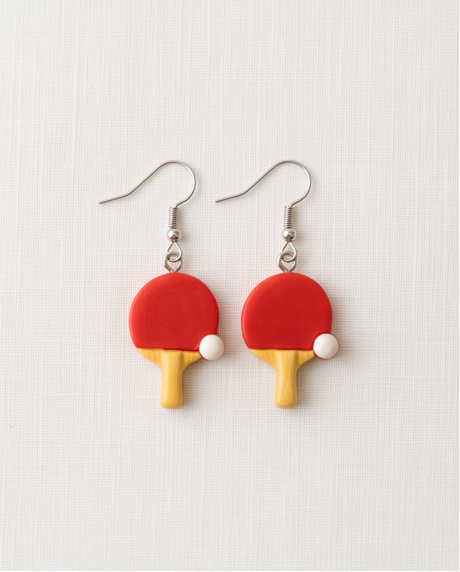 Hypoallergenic stainless steel Ping Pong Earrings Australia