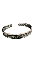 Stainless Steel leaves Bangle