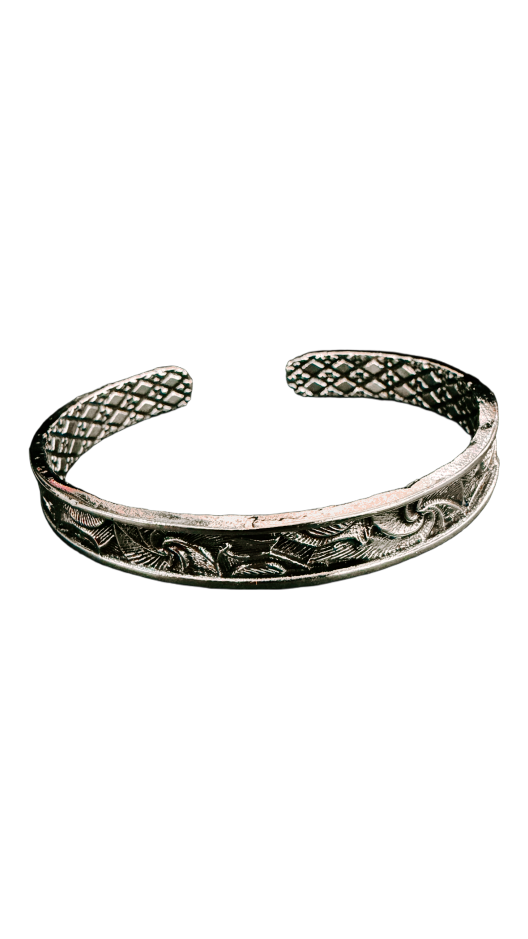 Stainless Steel leaves Bangle