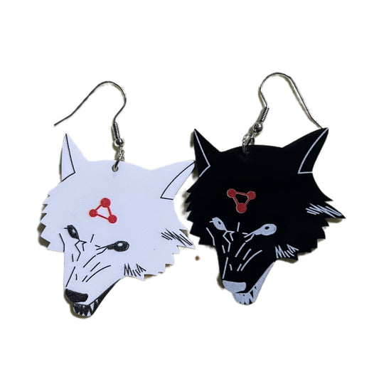 Black and White Wolf