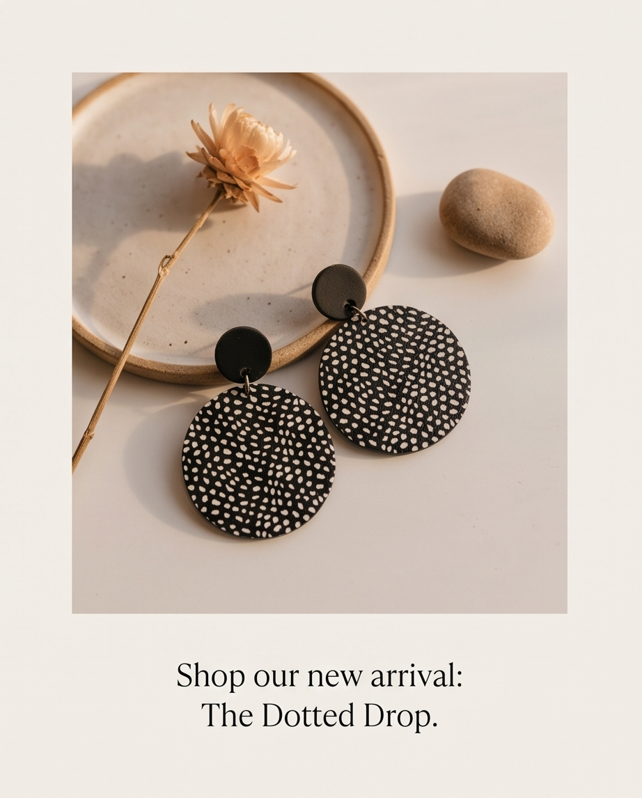 Round spotted Earrings