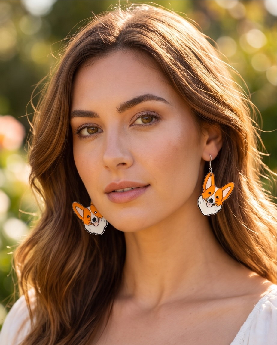 Corgi Earrings
