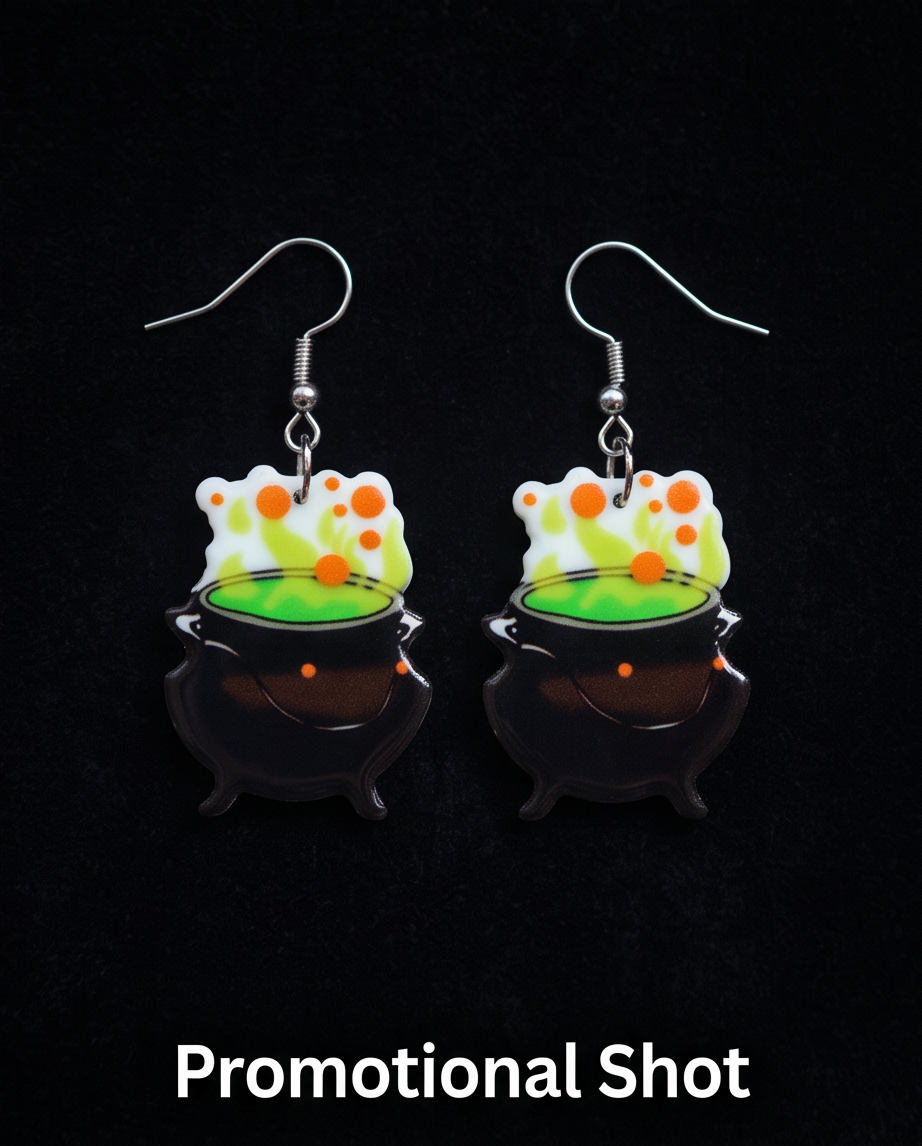 Cauldron Earrings