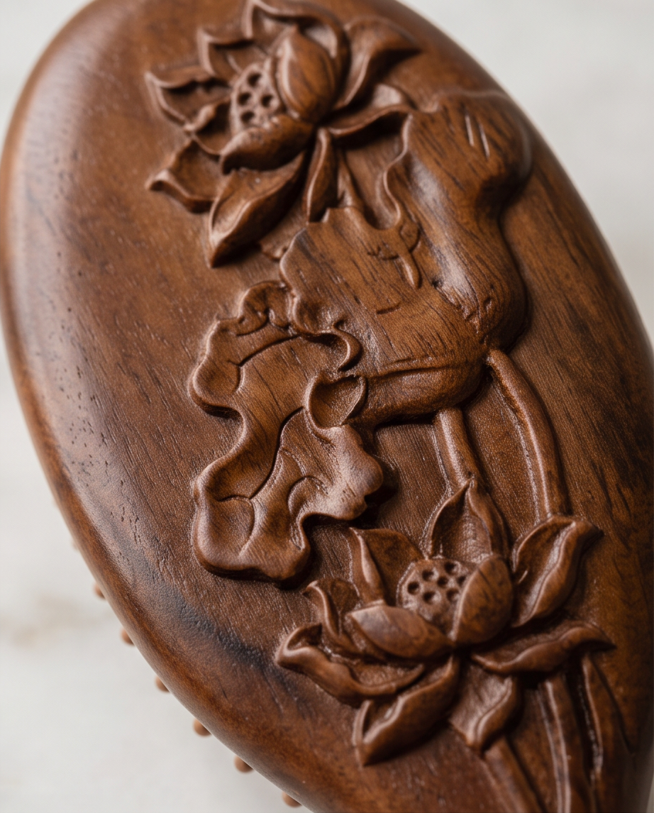 Sandalwood Lotus flower Brush