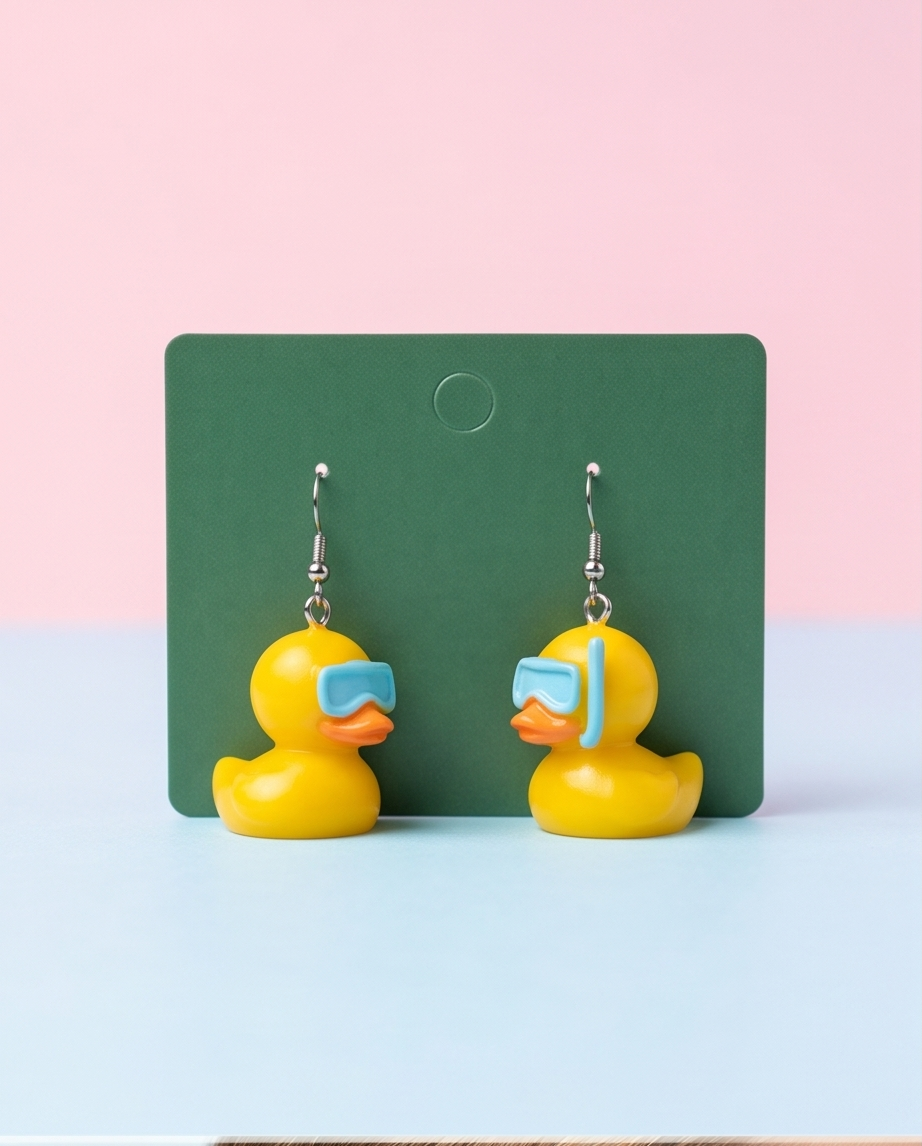 Snorkel Duck Earrings