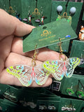 Stainless Steel Rainbow Butterfly Earrings Australia