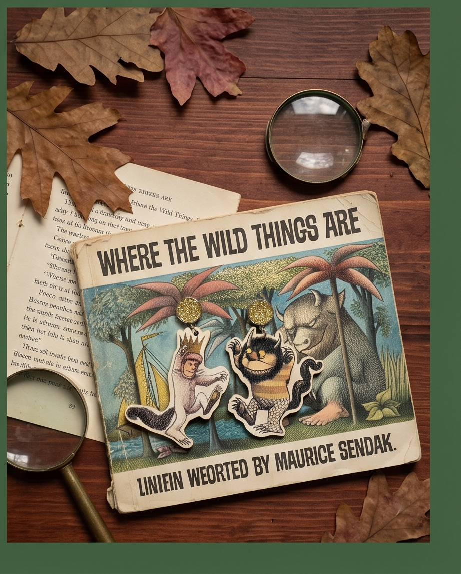 Hypoallergenic Stainless Steel Where the wild things are Earrings Australia
