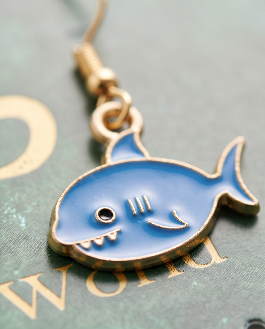 Little Blue Fish Earrings