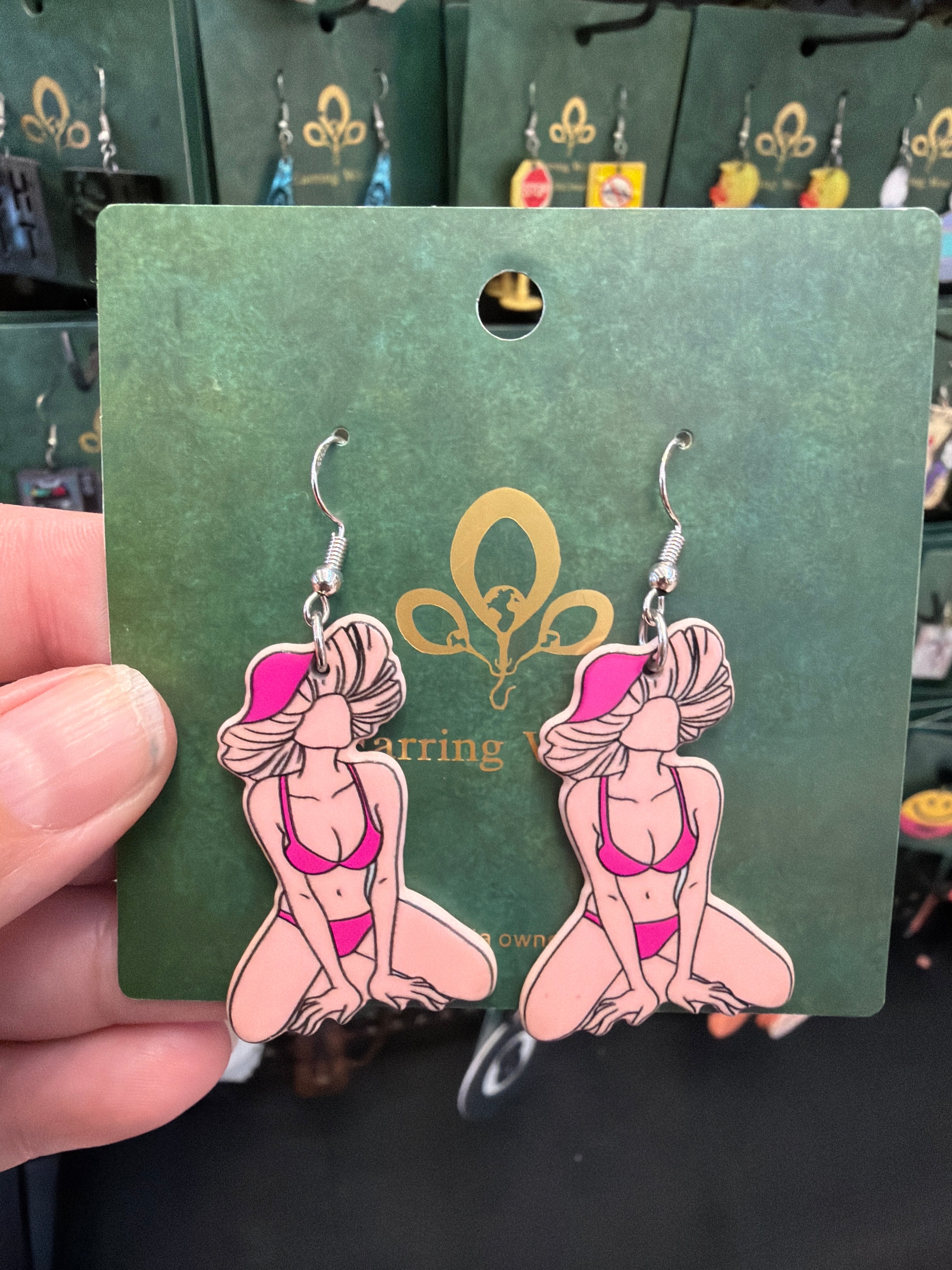 Stainless Steel Mushroom girl Earrings Australia