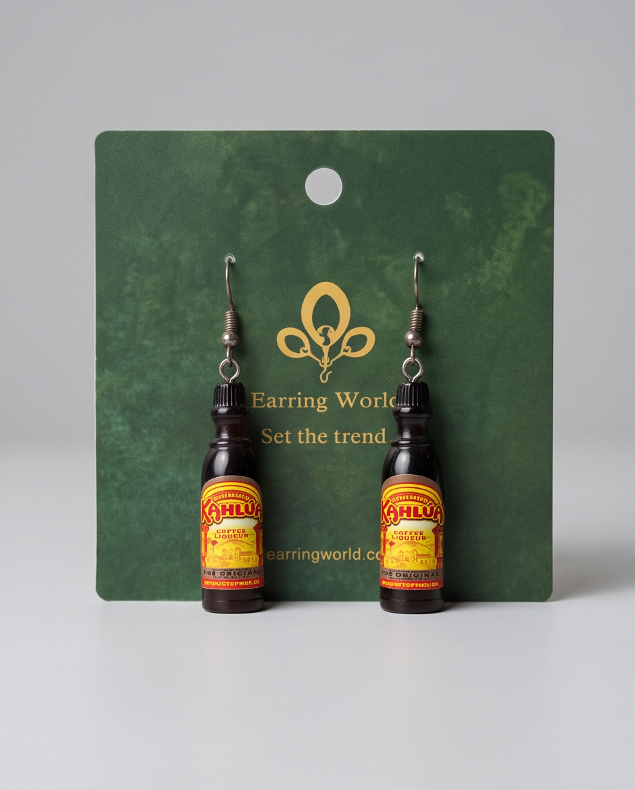Kahlua Bottle Earrings