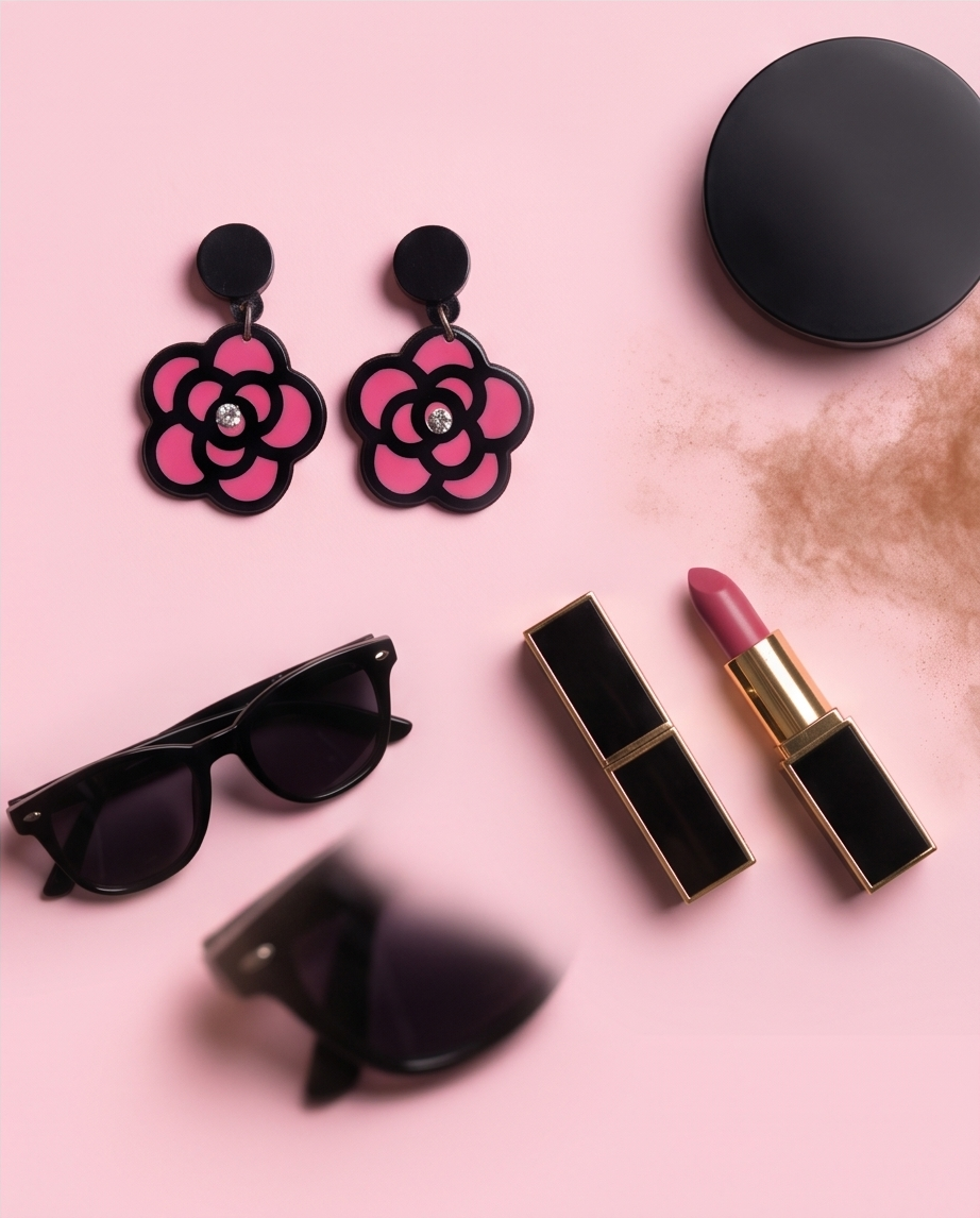 Chanel Flower Earrings