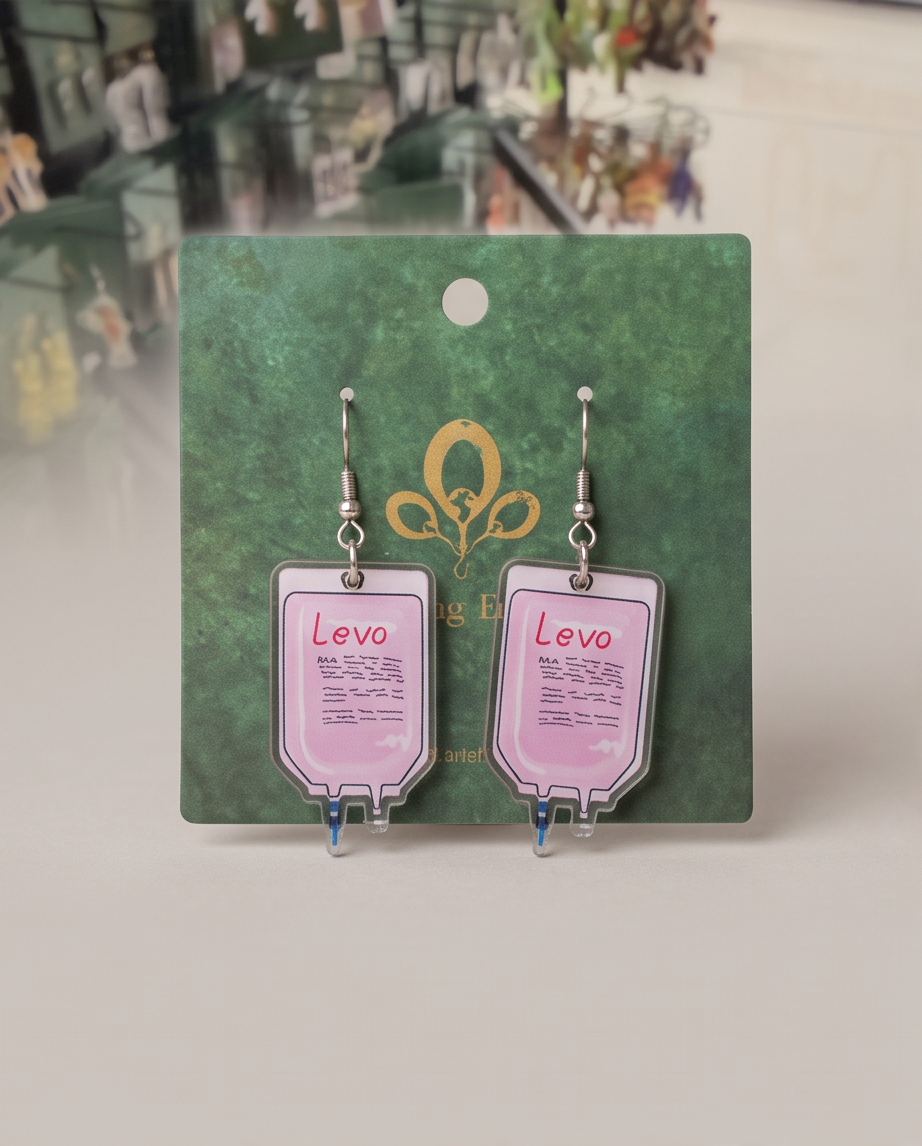 Hypoallergenic Stainless Steel IV Bags Earrings Australia
