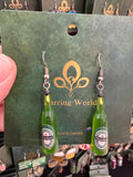 Stainless Steel Heineken Beer Earrings Australia
