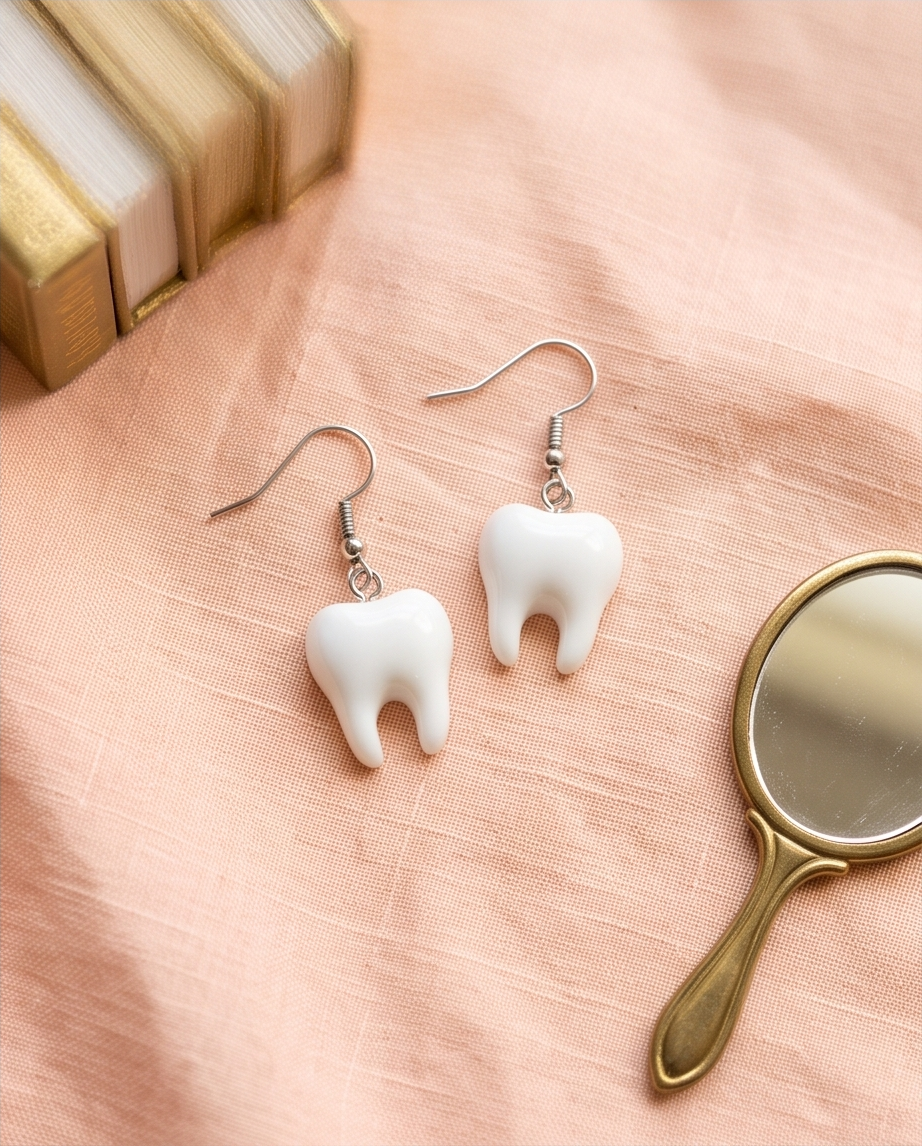 Tooth Earrings