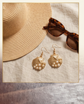 Shell and pearl Earrings