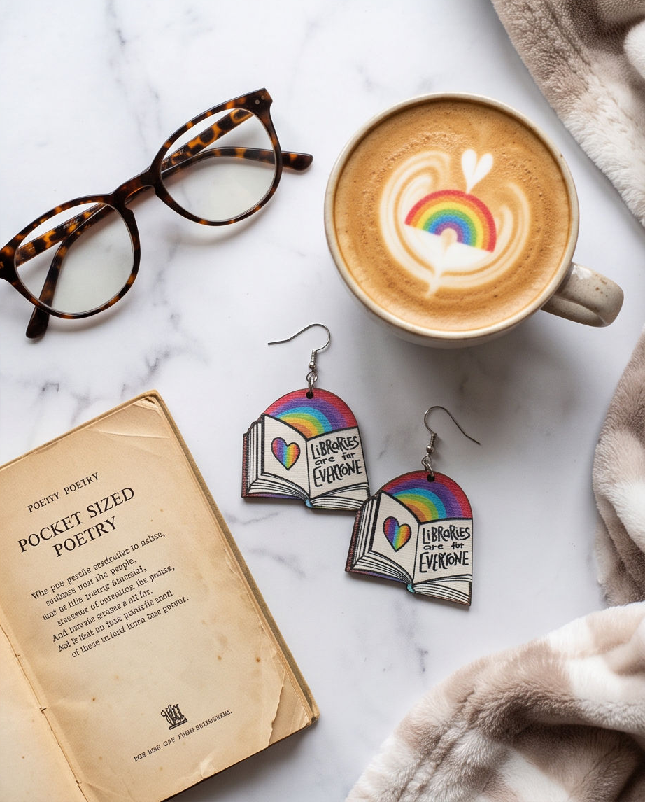 Hypoallergenic Stainless Steel Libraries are for everyone Earrings Australia