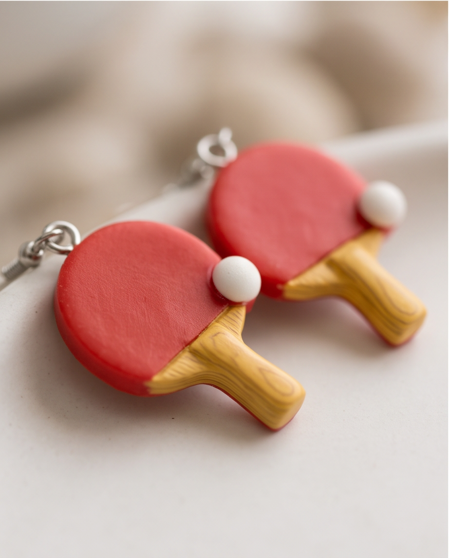 Hypoallergenic stainless steel Ping Pong Earrings Australia