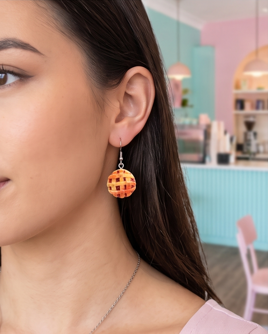 Pie Earrings