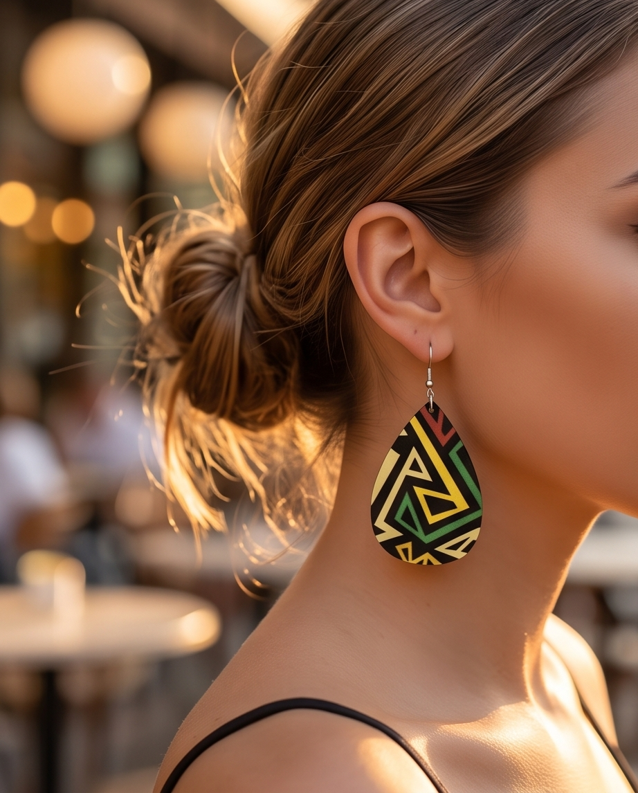 Zigzag drop Earrings