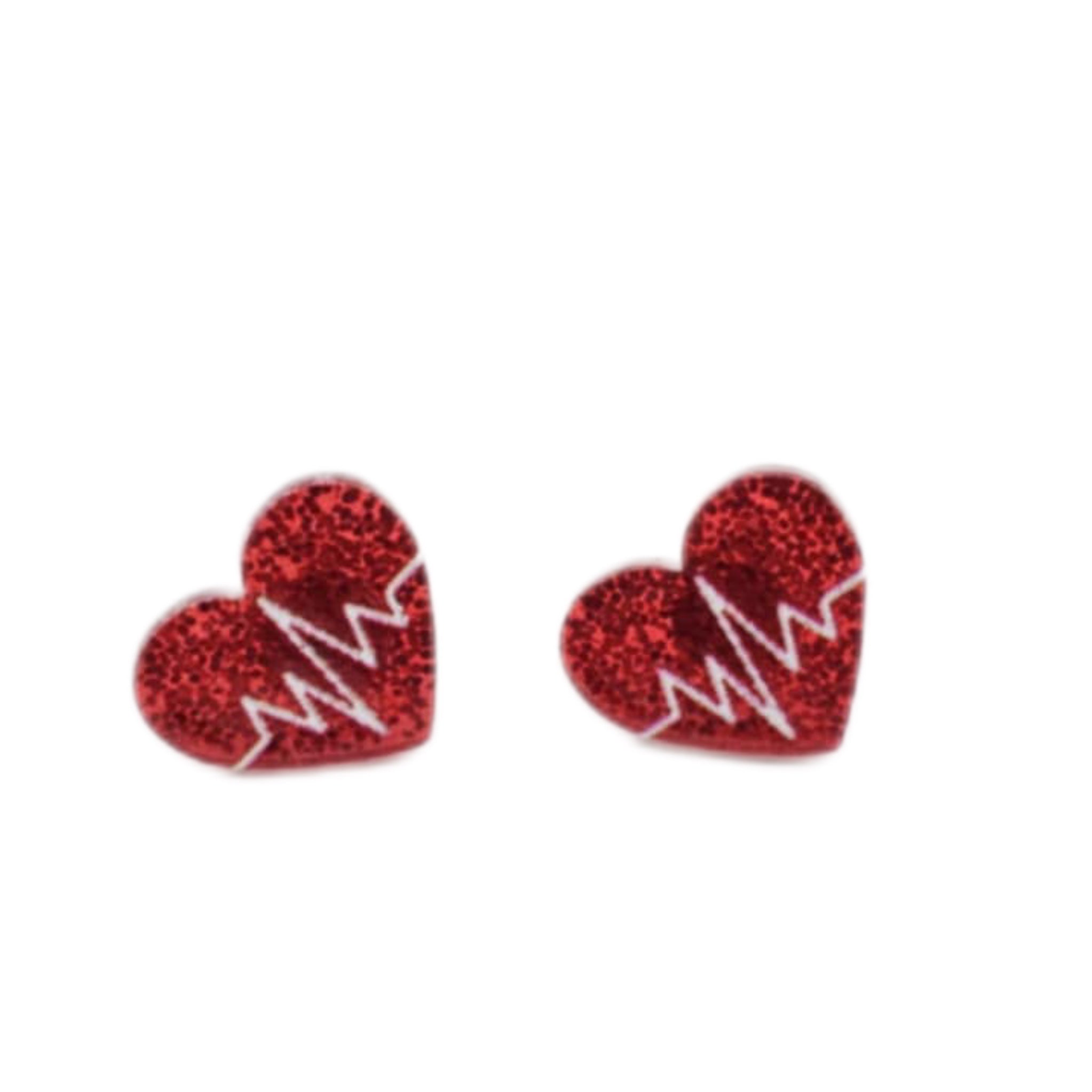Heart Beat Studs