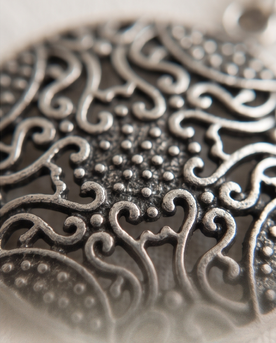 Round intricate Earrings